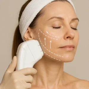 Woman having HI-FU to reduce wrinkles call LA LIPO Sandbach Now!