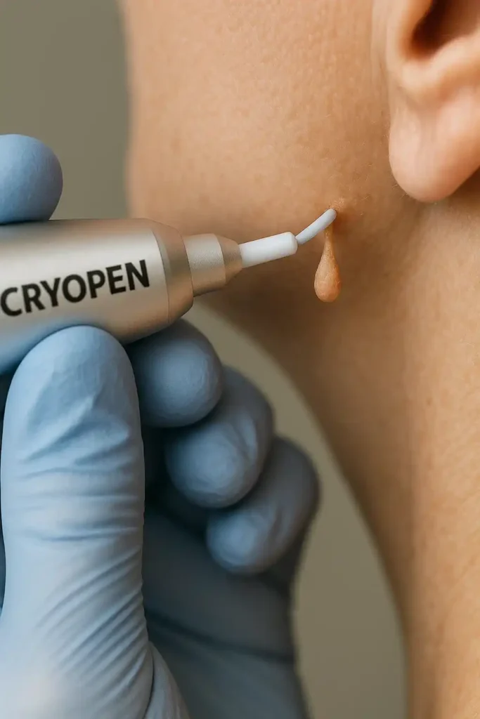Cryopen for skin tags removal Sandbach speak to our team today!