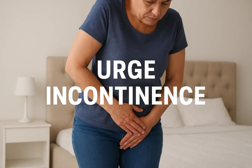 how to manage urge incontinence Sandbach symptoms