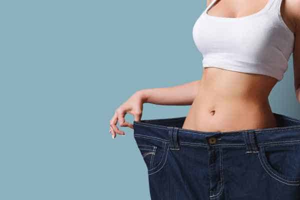 woman after fat reduction treatment Sandbach