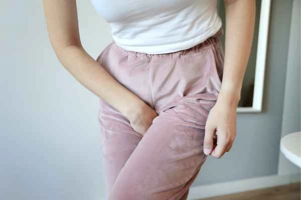 woman struggling with urine incontinence Sandbach